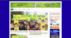 Desktop Screenshot of municholchol.cl