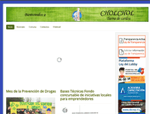 Tablet Screenshot of municholchol.cl